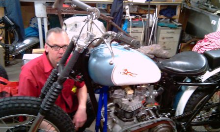 triumph tiger flat track
