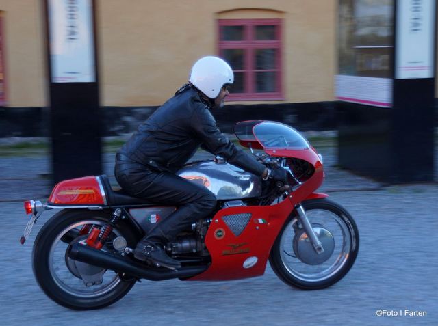 Vintage Guzzi Racer Foto: Annika Löfström