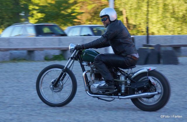 Vintage Triumph Bobber Foto: Annika Löfström